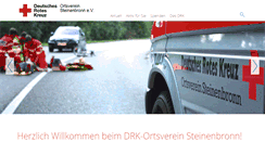 Desktop Screenshot of drk-steinenbronn.de